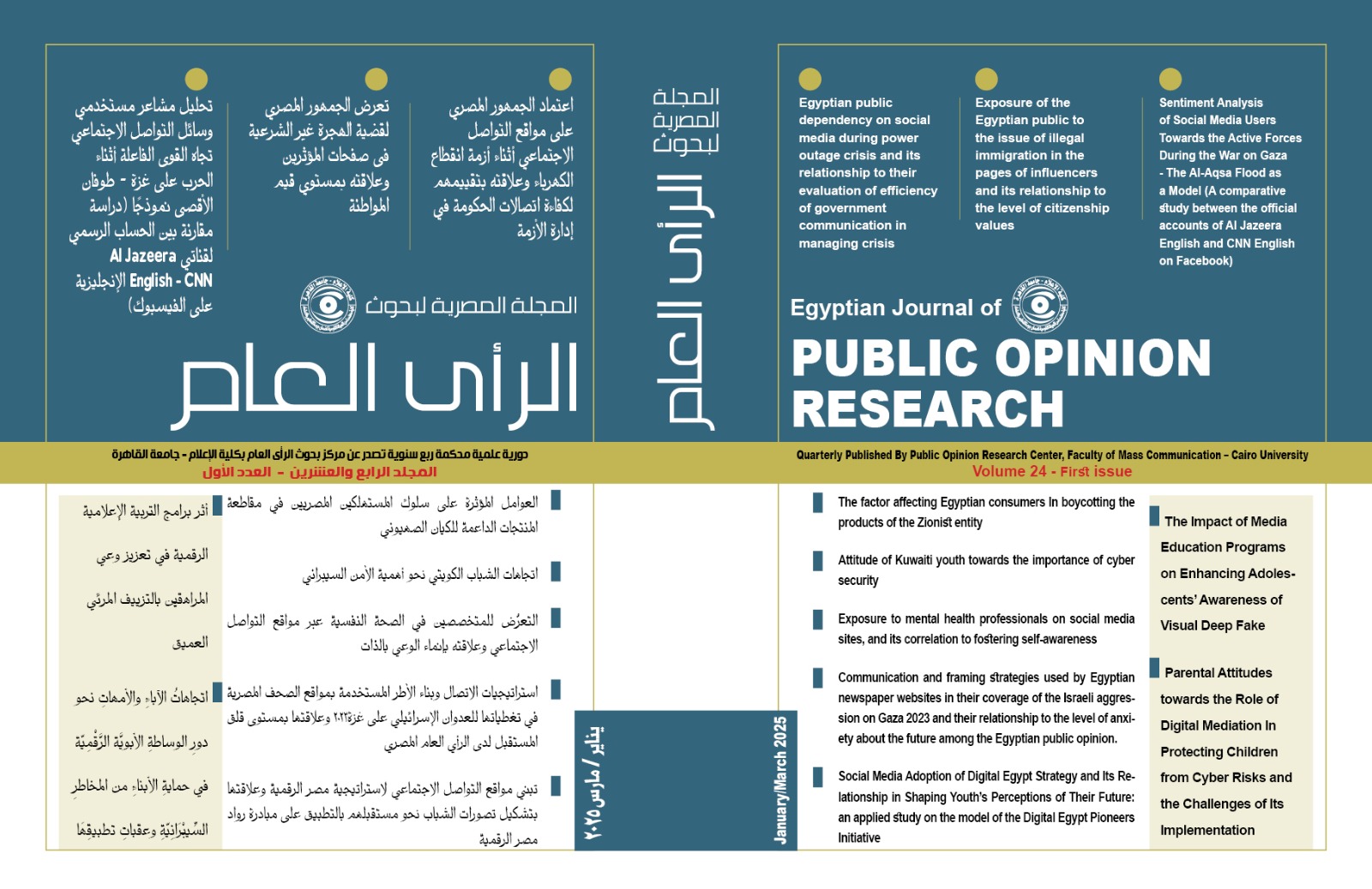 Egyptian Journal of Public Opinion Research